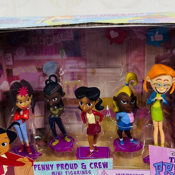 The Proud Family Louder and Prouder Penny Proud & Crew Mini Figurines Pack - Picture 3 of 5